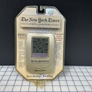 New York Times Crossword Game Electronic Handheld Puzzle‎ by Excalibur New